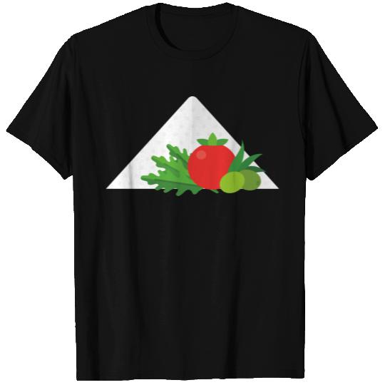 Mediterranean salad with cheese olive and rucola T Shirts