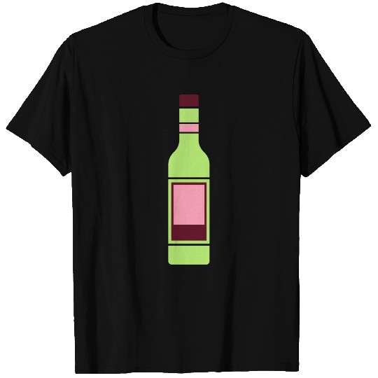 wine bottle T Shirts