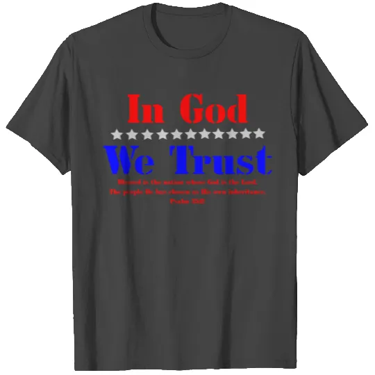 In God We Trust Verse T Shirts