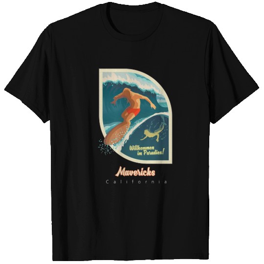 Mavericks, California, United States T Shirts
