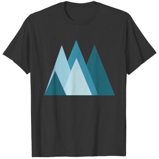 mountain triangles T-shirt