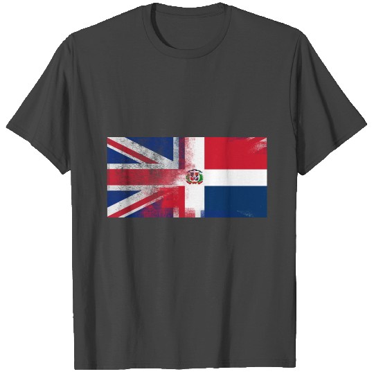 British Dominican Half Dominican Republic Half UK T Shirts