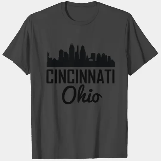 Cincinnati Ohio Skyline T Shirts