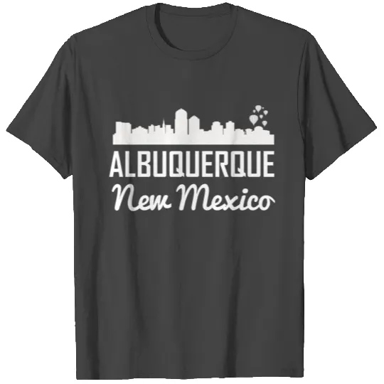 Albuquerque New Mexico Skyline T Shirts