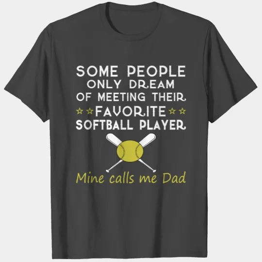 SOFTBALL DAD T Shirts