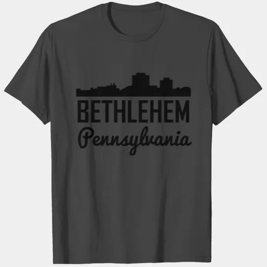 Bethlehem Pennsylvania Skyline T Shirts
