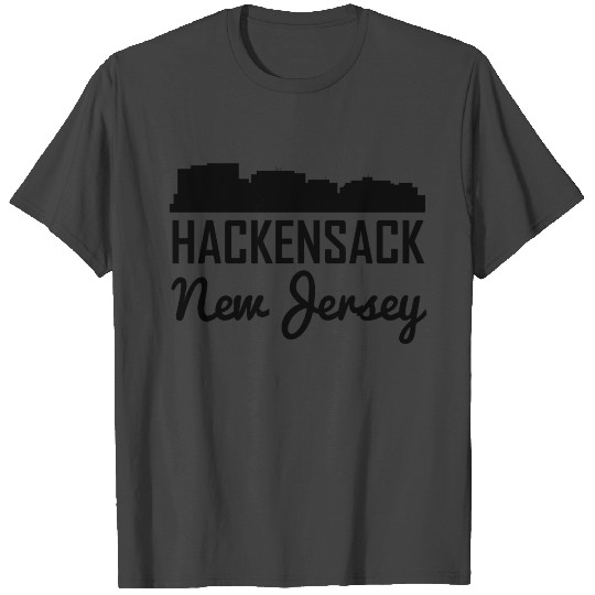 Hackensack New Jersey Skyline T Shirts