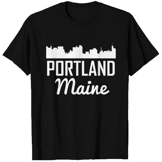 Portland Maine Skyline T Shirts