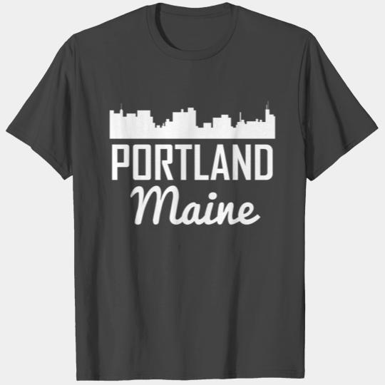Portland Maine Skyline T Shirts