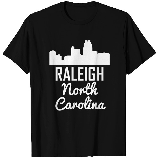Raleigh North Carolina Skyline T Shirts