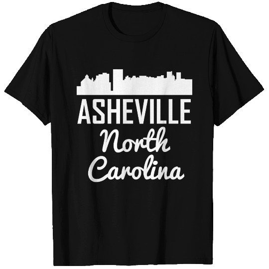 Asheville North Carolina Skyline T Shirts