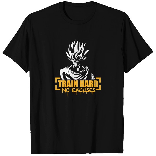 Goku Train Hard No Excuses T Shirts