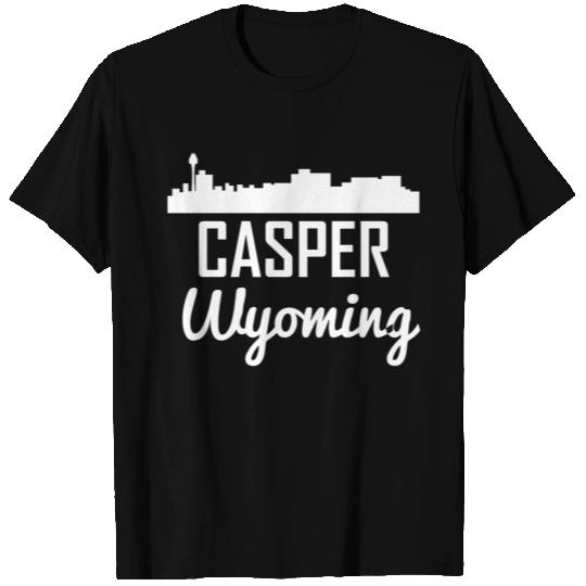 Casper Wyoming Skyline T Shirts
