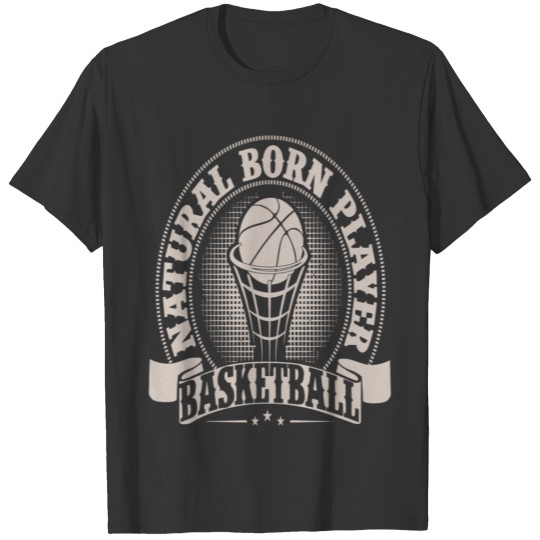Natural hair - Natural Born Player Basketball T-shirt