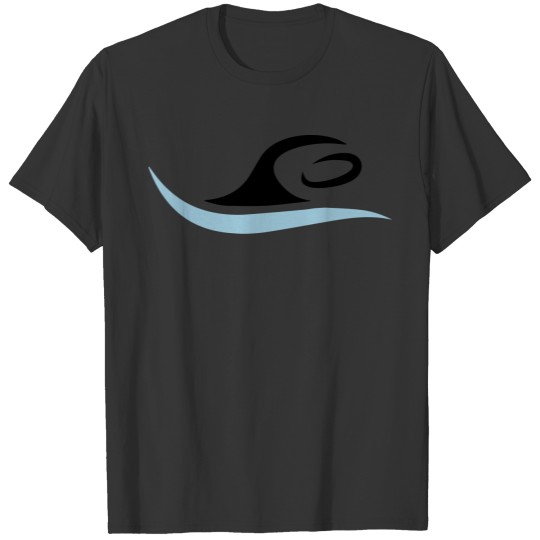 swimming logo T-shirt