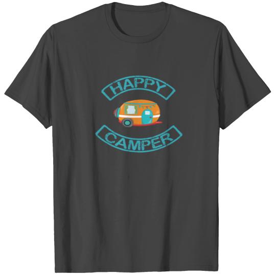 Happy camper funny design T Shirts