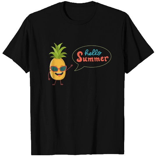 Pineapple Hello Summer T Shirts