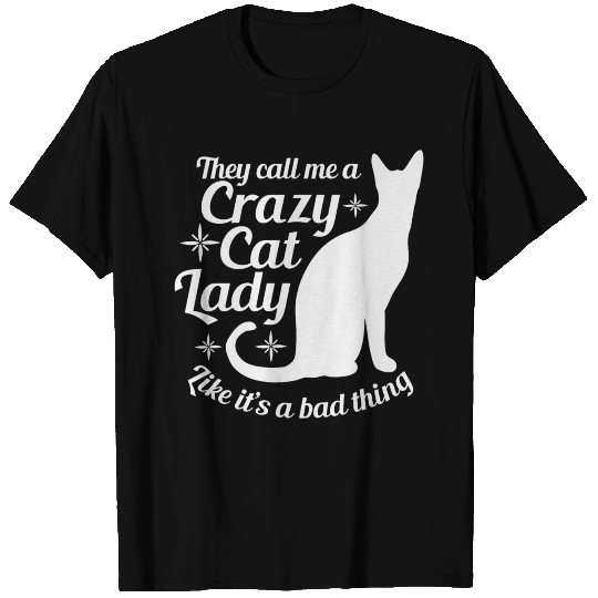 Cat - Crazy cat lady T Shirts