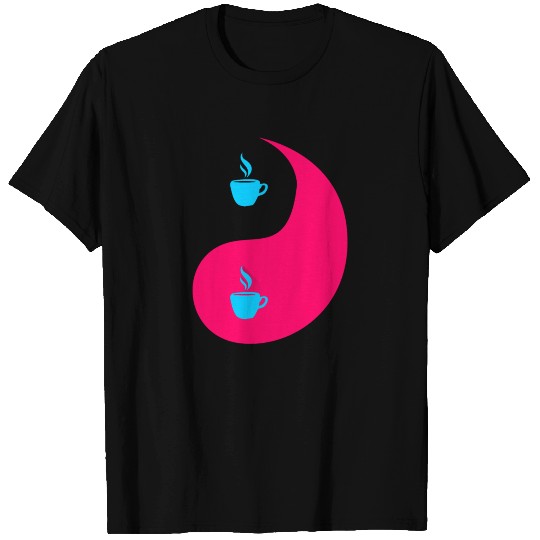 Coffee Ying Yang T Shirts