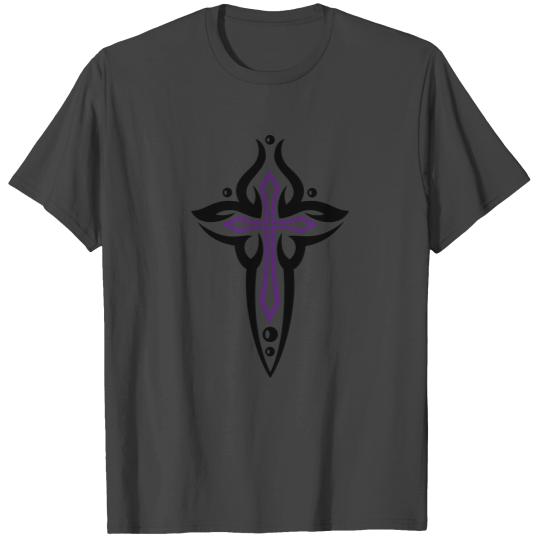 Cross, Crucifix, with pearls. T Shirts