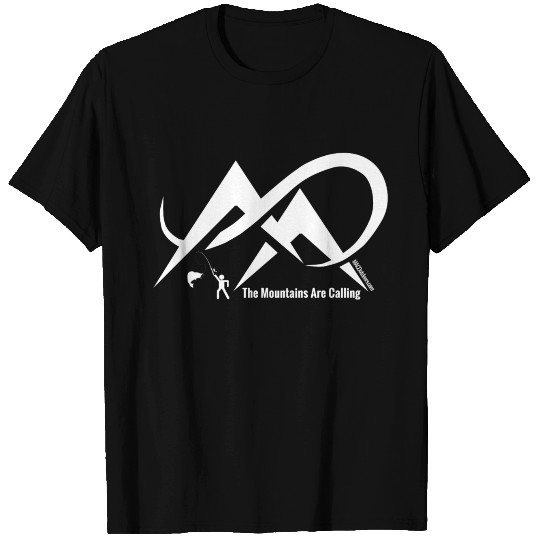 Fishing - The Mountains Are Calling - White T Shirts
