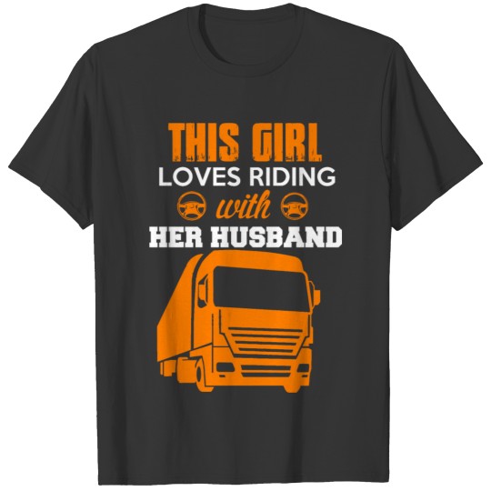 Bus driver - This girl loves riding with her hus T Shirts