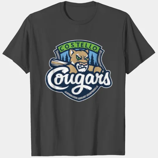 Costello Cougars Team Logo T Shirts