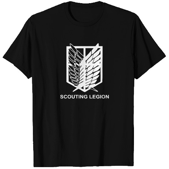 AO Titan T Shirts Scouting Legion Anime