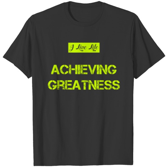 Athletic Gym Achieve Greatness Workout Excellence T-shirt
