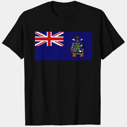 Flag South Georgia and the South Sandwich Islands T Shirts