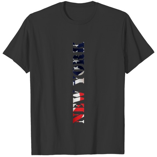 New York Flag Design T-shirt