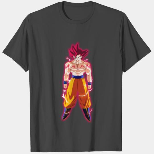 goku ssj god full power by theansemporofan003 d6mw T Shirts