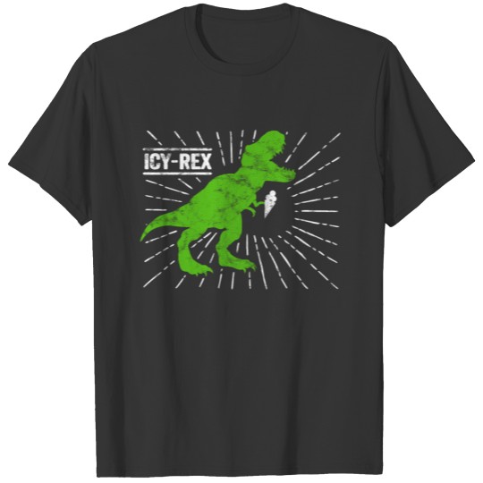 Funny Ice Cream T-Rex Dinosaur Dino Saurus T Shirts