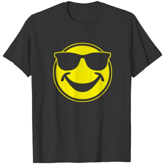 COOL yellow SMILEY BRO with sunglasses T-shirt