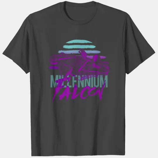 Neon Millennium Falcon T Shirts