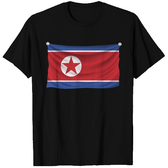 Flag North Korea T Shirts