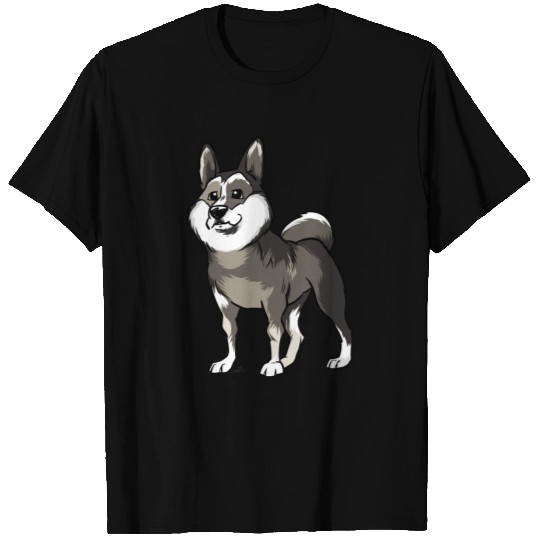 Laika cartoon dog breed T Shirts