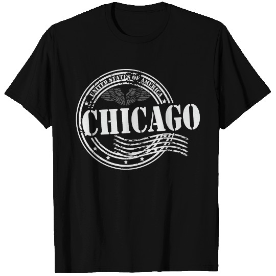 Stamp Chicago T Shirts