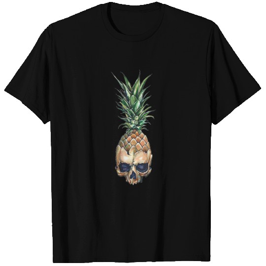 Pineapple Skull T Shirts