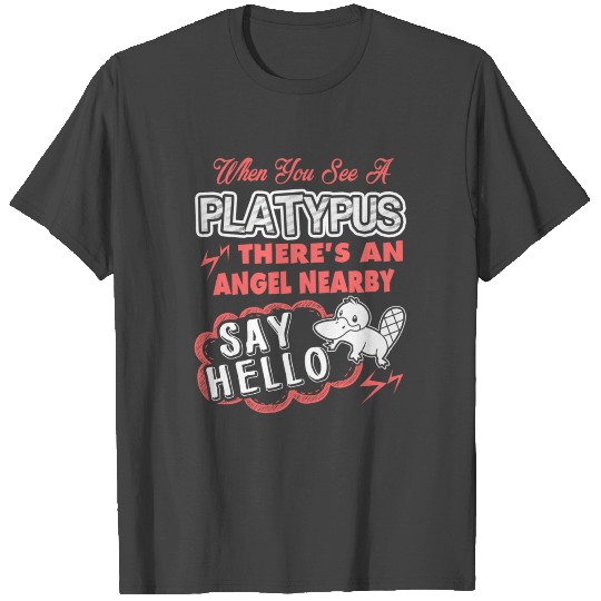 Platypus T Shirts - Platypus Angel T Shirts T Shirts