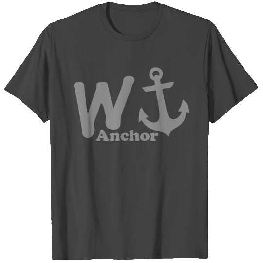 W Anchor T Shirts