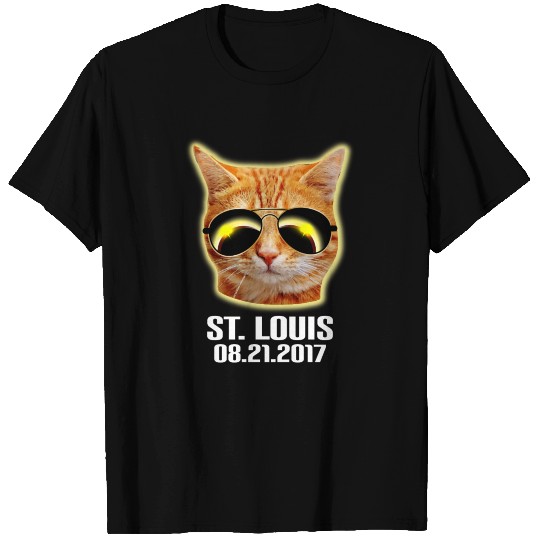 Total Solar Cat Eclipse St Louis 21.08.2017 T Shirts