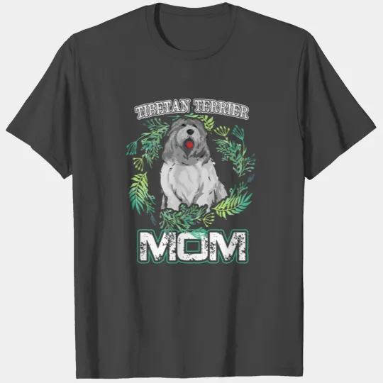Tibetan Terrier T Shirts - Tibetan Terrier Mom T Shirts