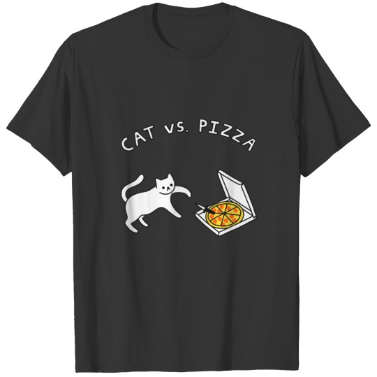CAT vs Pizza T-shirt