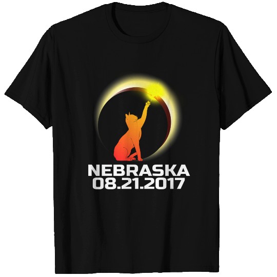 Total Solar Cat Eclipse Nebraska 21.08.2017 T Shirts