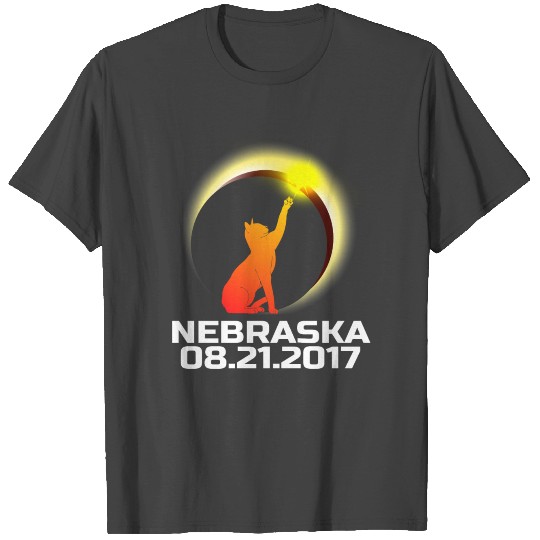 Total Solar Cat Eclipse Nebraska 21.08.2017 T Shirts