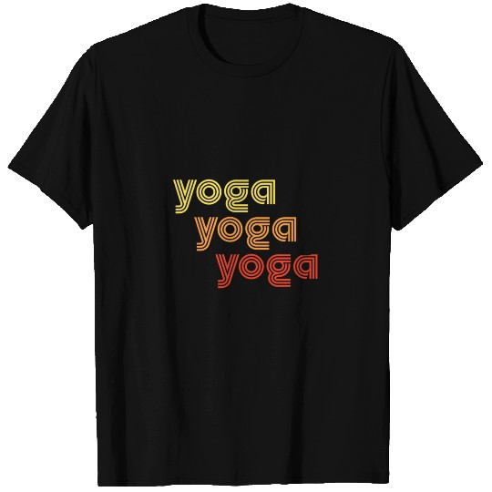 Retro Yoga T Shirts