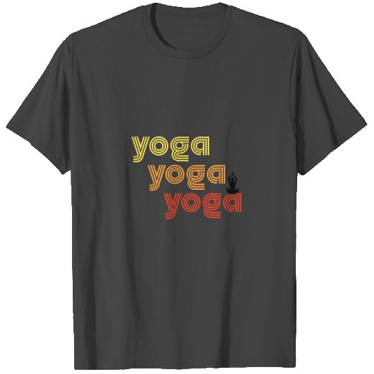Retro Yoga T Shirts