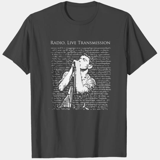 Ian Curtis (Joy Division) Radio, live transmission T Shirts