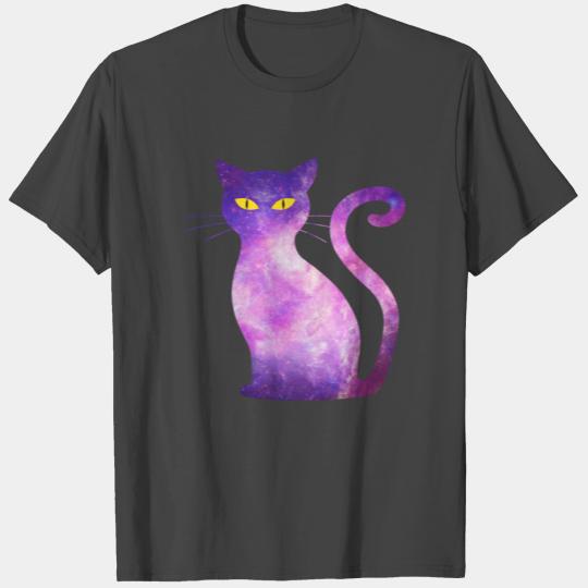 space cat - kitten kitty cat galaxy love pet T Shirts